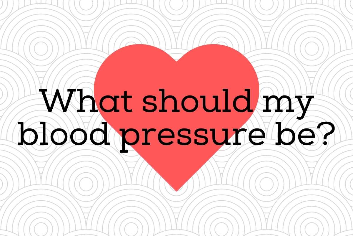 What Should My Blood Pressure Be?