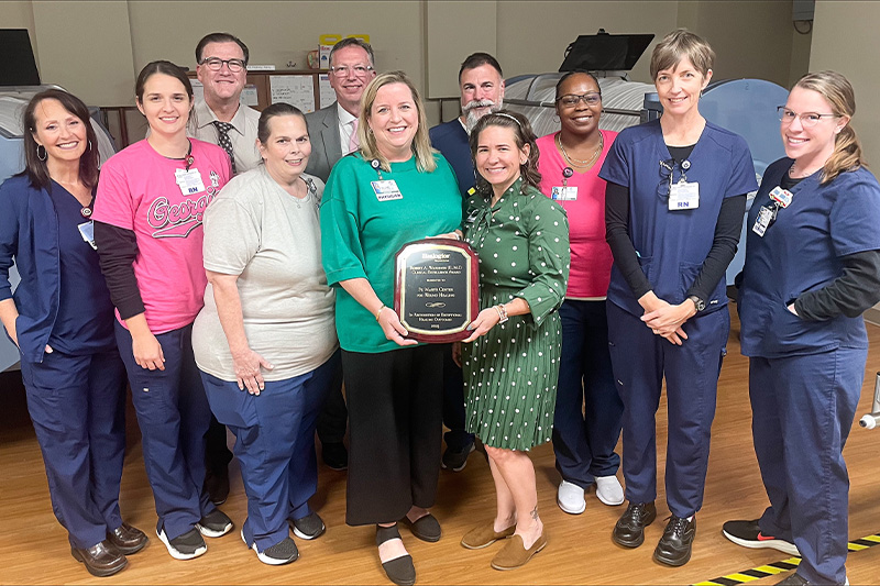St. Mary’s Center for Wound Healing recognized for clinical excellence in patient satisfaction and wound healing rates